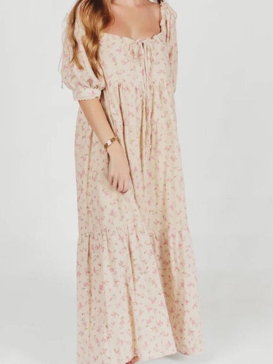 Worth Collective Dresses & Skirts - Worth Collective Cara 100% Cotton Floral Maxi Dress Size XL